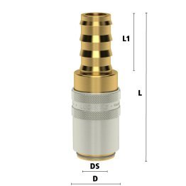 Cuple rapide racire matrite racord drept furtun PUSH-LOCK Seria ESHG DN13 din ALAMA MS 58 fara ventil