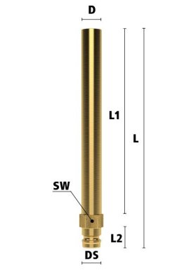 Racord cu teava racire matrita Seria ESH si ESHT DN9 din ALAMA MS 58 D=14 mm