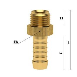 Racord furtun cu filet exterior filet M 8x0.75