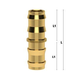 Racord de legatura cu guler furtun PUSH-LOCK SLW 16mm