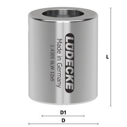 Fasung sertizare Seria PHE din INOX 1.4305 DN= 19 mm