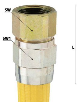 Cupla FlatLock presare prin insurubare cu racord filet interior DN=19 mm
