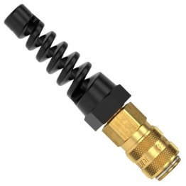 Racord rapid fix furtun spiralat MODY din alama MS 58 protectie furtun PU 4x6 mm