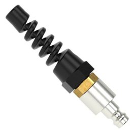 Niplu rapid rotativ furtun spiralat MODY din otel calit protectie PU 4x6 mm