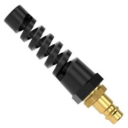 Niplu rapid fix furtun spiralat MODY din alama MS 58 protectie furtun PU 9x13 mm