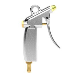 Pistol de suflare cu aer comprimat din aluminiu forjat cu racord furtun si duza P1 DN 9 mm