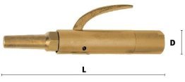 Robinet de suflare din alama MS 58 cu aer comprimat cu filet interior si duza LSD 38