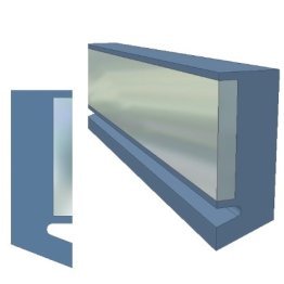 Raclor ghidaj masini unelte wayWIPERS type MW A H=14 mm