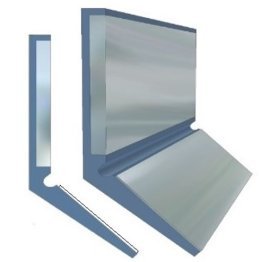 Raclor ghidaj masini unelte wayWIPERS type MW D cu protectie lama arc H=45 mm