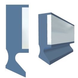 Raclor ghidaj masini unelte wayWIPERS type MW F H=28 mm