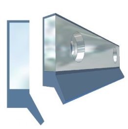 Raclor ghidaj masini unelte wayWIPERS type MW K H=25 mm