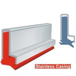 Raclor ghidaj masini unelte wayWIPERS type SW carcasa INOX H=18 mm