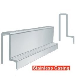 Carcasa INOX raclor ghidaj masini unelte wayWIPERS type SW L=1000 mm