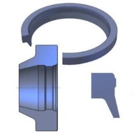 Raclor pentru ghidaj cilindric wayWIPERS type ECW B d=32 mm