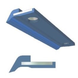 Raclor pentru aparator telescopic wayWIPER type TW A