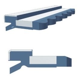 Raclor pentru aparator telescopic wayWIPER type TW KD