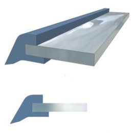 Raclor pentru aparator telescopic wayWIPER type TW R S= 9.3 mm