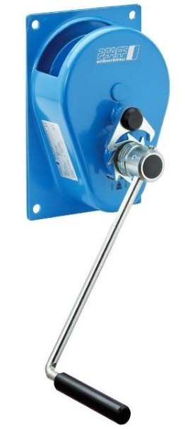 Troliu manual PFAFF MWS 600 kg cu angrenaj cilindric si prindere pe perete
