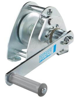 Troliu manual K-LB 150 kg din otel zincat cu prindere pe consola