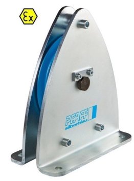 Capra cu rola ATEX pentru trolii cu cablu ∅ rola=90 mm