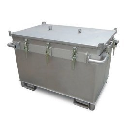 Container INOX transport baterii litiu-ion M-BOX X1
