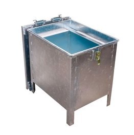 Recipient depozitare baterii litiu-ion din otel zincat 91,8 litri