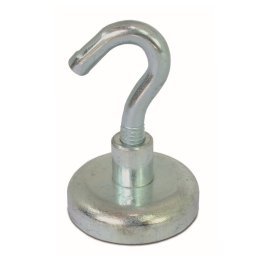 Saiba plata magnetica din NdFeB cu carcasa otel zincat cu carlig A=48 mm