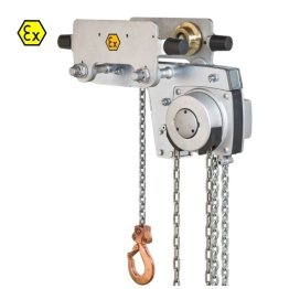 Palan manual cu troliu integrat YALELift LHP ATEX HIGH, lant INOX, Portanta 500 kg