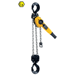 Palan manual cu clichet cu lant YALE UNOplus Seria A ATEX Portanta 6.000 kg