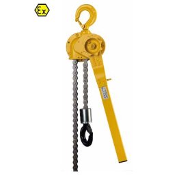 Palan manual cu clichet cu lant gall YALE C85 ATEX Portanta 3.000 kg