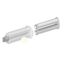 Seringa dubla 2K dozare adeziv bicomponent tip B din PP 25 ml 1:1 Natural