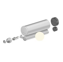 Cartus 2K dozare adeziv bicomponet sistem C din PP 415 ml 4:1 Natural