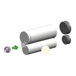 Cartus 2K dozare adeziv bicomponent Sistem MixCoat din PP armat 1125 ml 2:1 Natural