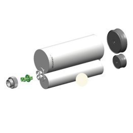 Cartus 2K dozare adeziv bicomponent Sistem MixCoat din PA 1000 ml 3:1 Natural