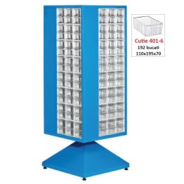 Dulap metalic rotativ cu 192 cutii Seria MT-401-192 negru