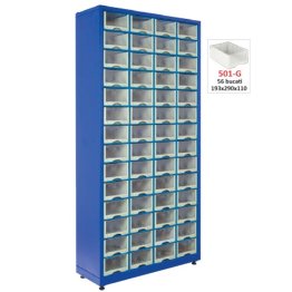Dulap metalic fara usi cu 56 cutii Seria CKG-501negru