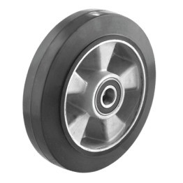 Roata cauciuc elastic, portanta WLL=400 kg, D=200 mm