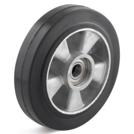 Roata cauciuc elastic transpaleti, WLL=400 kg, D=200 mm