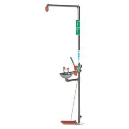 Dus decontaminare corporal si ocular cu rezervor cu fixare pe podea SD-18GS85GD