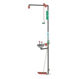 Dus decontaminare corporal si ocular cu rezervor cu fixare pe podea 18GS85GD