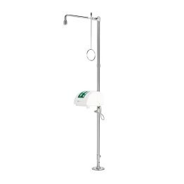 Dus decontaminare corporal si ocular cu rezervor cu fixare pe podea BR 838 095/75