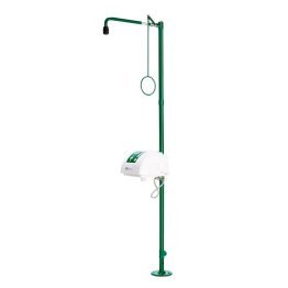Dus decontaminare corporal si ocular cu rezervor cu fixare pe podea BR 838085