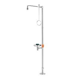 Dus decontaminare corporal si ocular cu rezervor cu fixare pe podea BR 837095