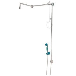 Dus decontaminare corporal si ocular fara rezervor cu fixare pe perete BR 873095