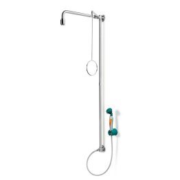 Dus decontaminare corporal si ocular fara rezervor cu fixare pe perete BR 863095