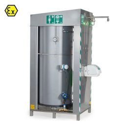 Dus ATEX decontaminare corporal si ocular de exterior in cabina TERMODUS 500