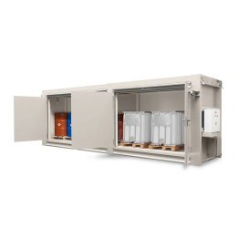 Container antifoc RFP 615.20 depozitare butoaie de 200 litri si IBC-uri