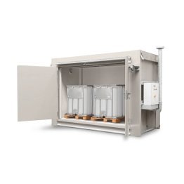 Container antifoc RFP 315.20 depozitare butoaie de 200 litri si IBC-uri