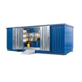 Container WHG 360 pentru depozitare recipiente mici si butoaie 200 litri