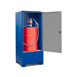 Dulap SteelSafe D2 depozitare 1 butoi de 200 litri cu usa batanta